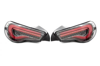 Valenti / Olm Sequential Carbon Fiber Design Clear Lens Tail Lights - 2013+ Brz Right Hand