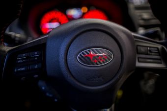 StickerFab Steering Wheel Emblem Overlay - 2005-2021 WRX / STI / Forester / Crosstrek / BRZ