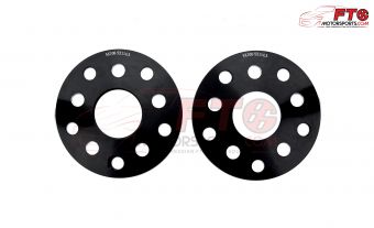 FT86MS Hub Centric Wheel Slip-on Spacers 3mm 5x100 or 5x114.3 PAIR - BLK - 13+ FR-S/BRZ/86
