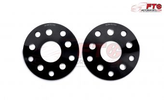 FT86MS Hub Centric Wheel Slip-on Spacers 5mm 5x100 or 5x114.3 PAIR - BLK - 13+ FR-S/BRZ/86